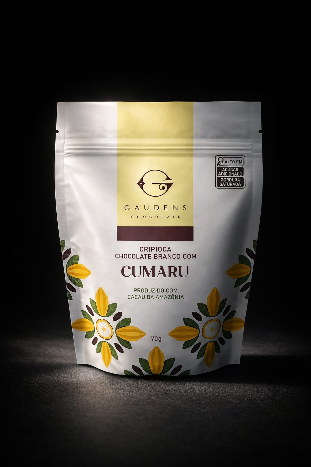 CRIPIOCA GAUDENS CHOCOLATE BRANCO 70g